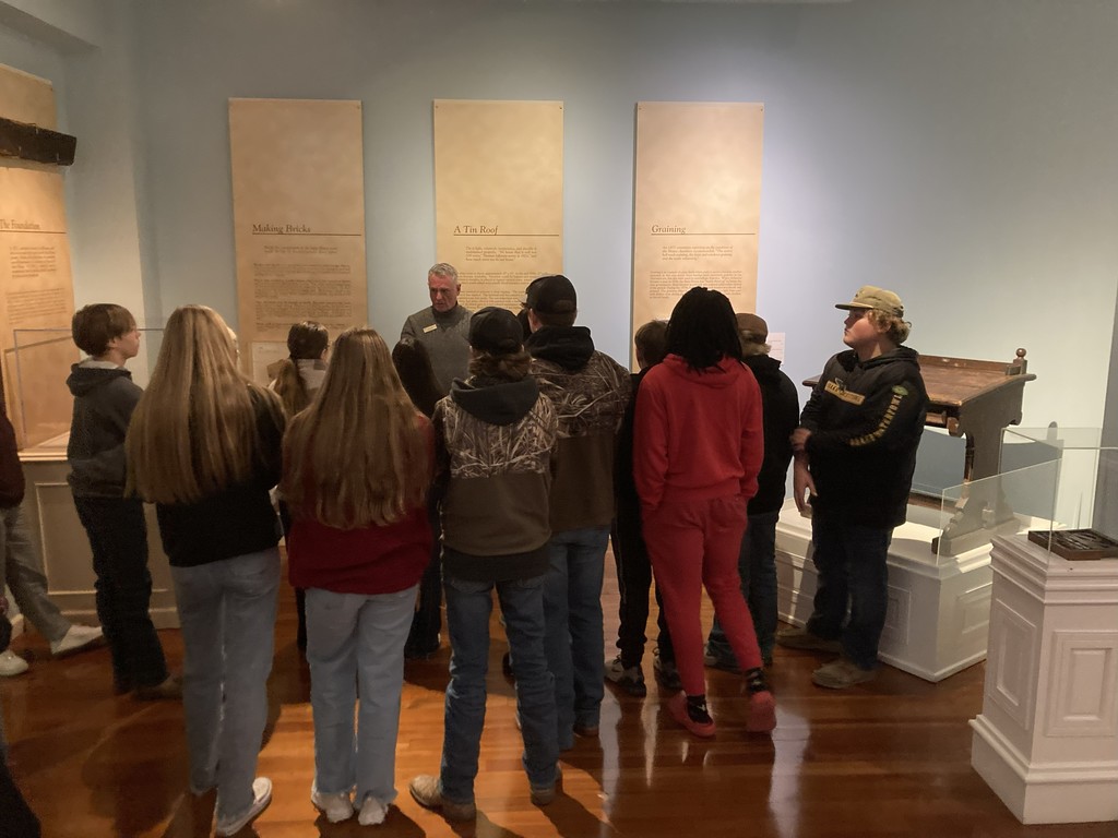 Freshmen students at the Capitol