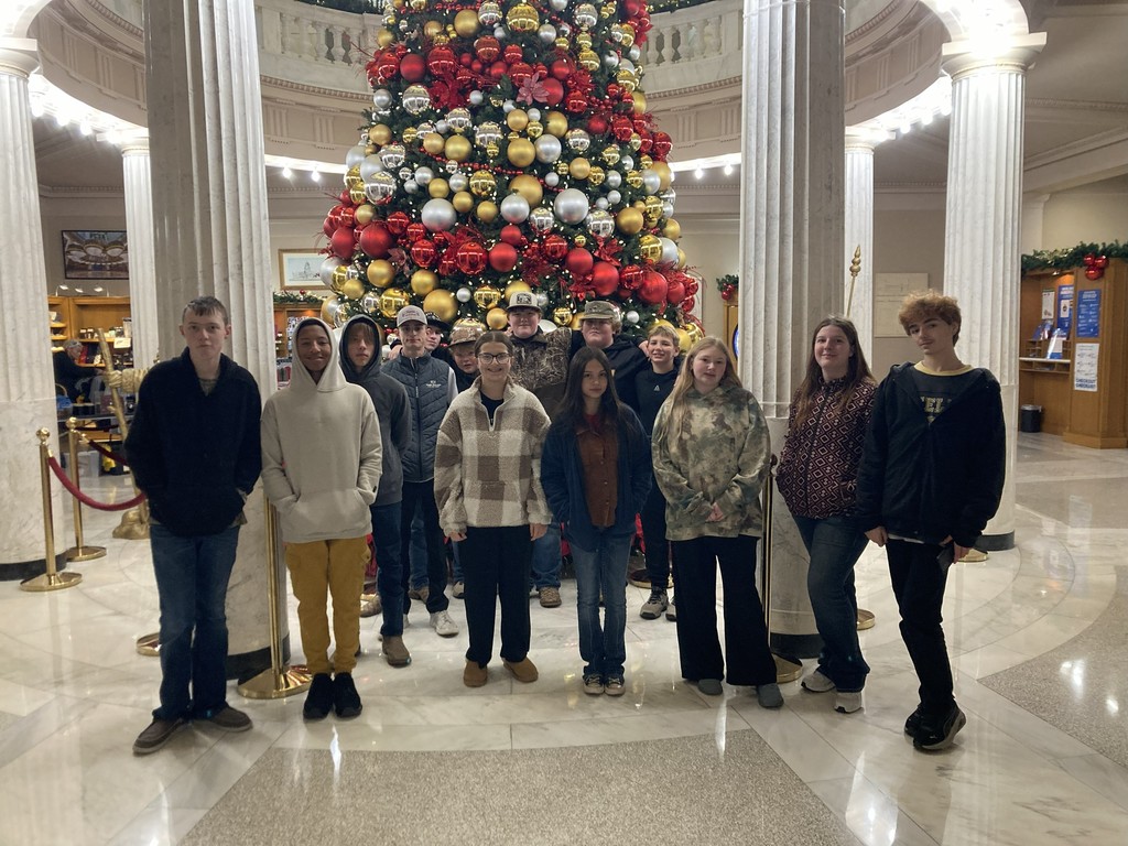 Freshmen students at the Capitol