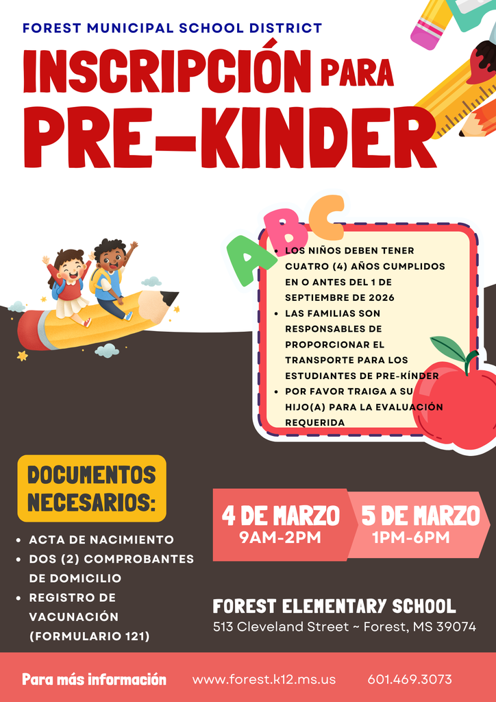 PreK Registration-Spanish