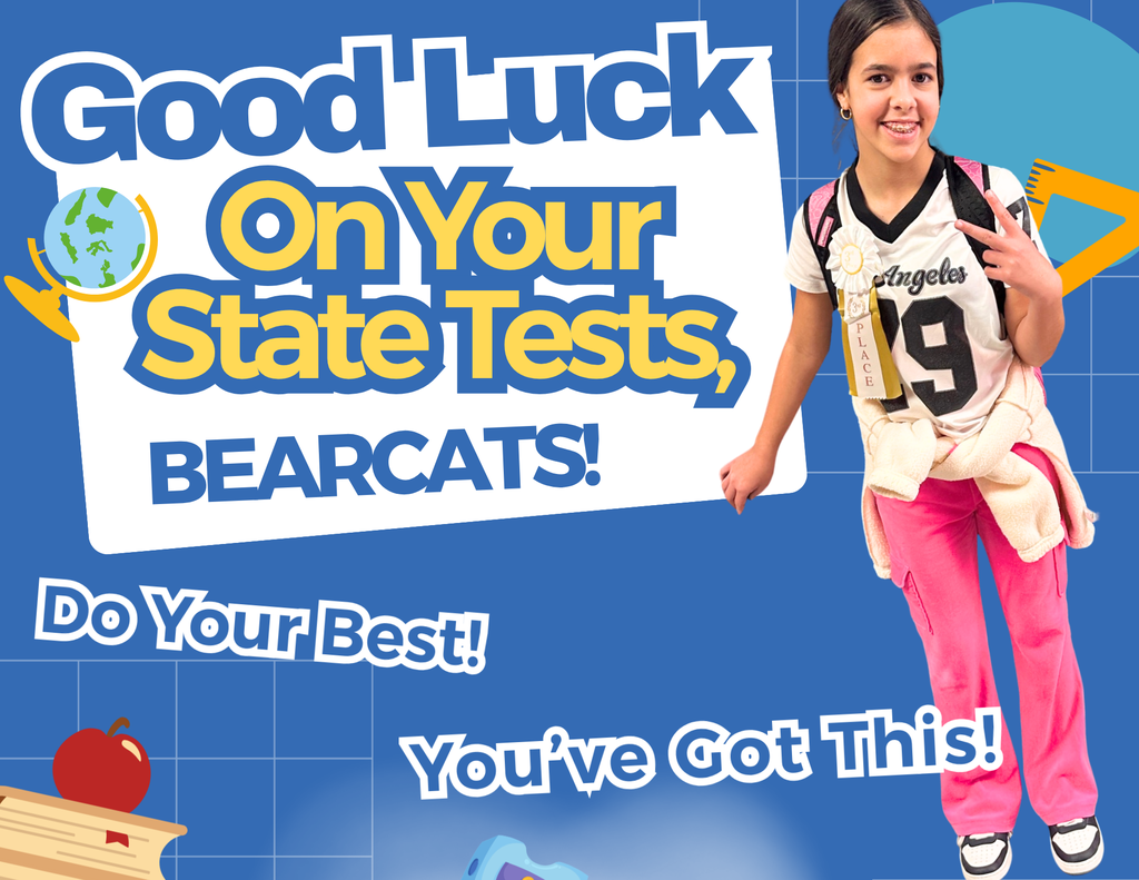 Good luck on state tests