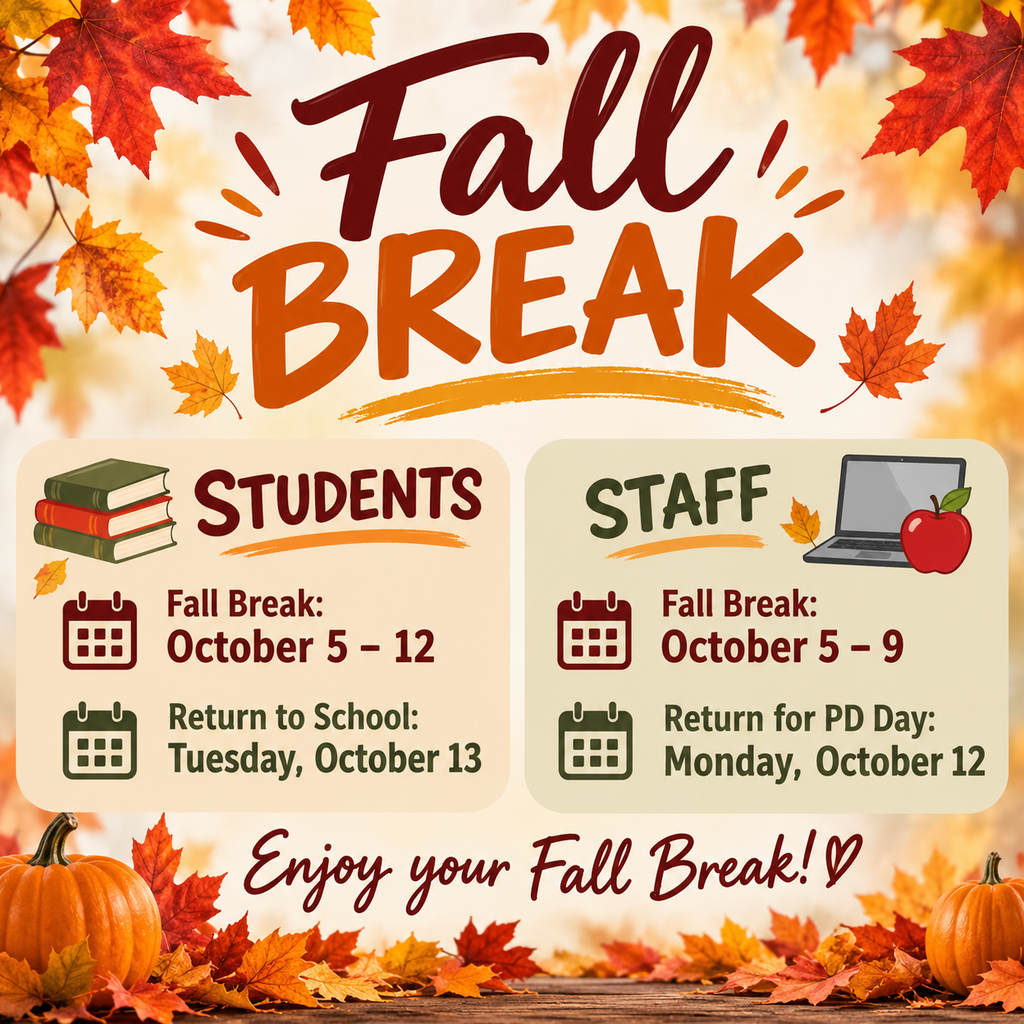 Fall Break Announcement