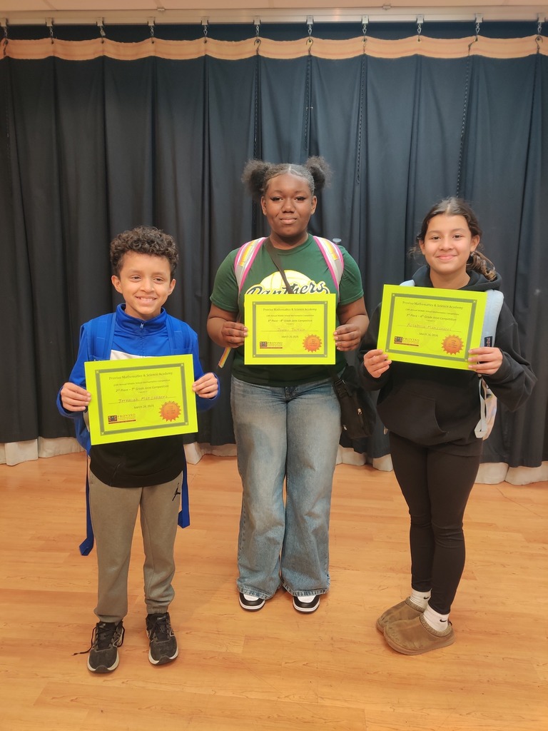 PMSA math competition winners