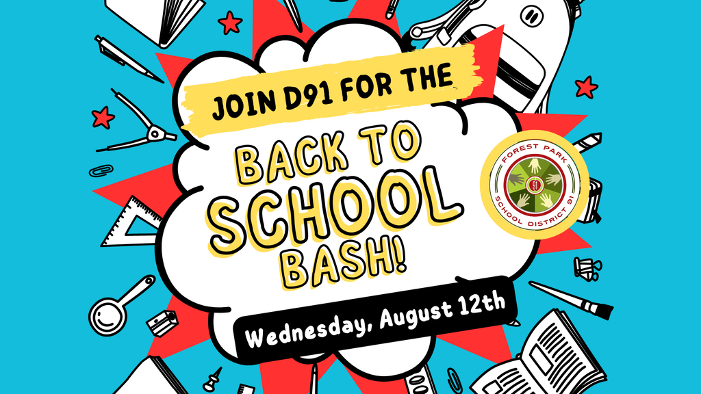 Back to school bash on Wednesday, August 12