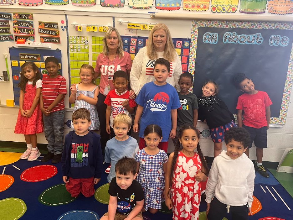 9/11 red, white and blue day at Garfield 