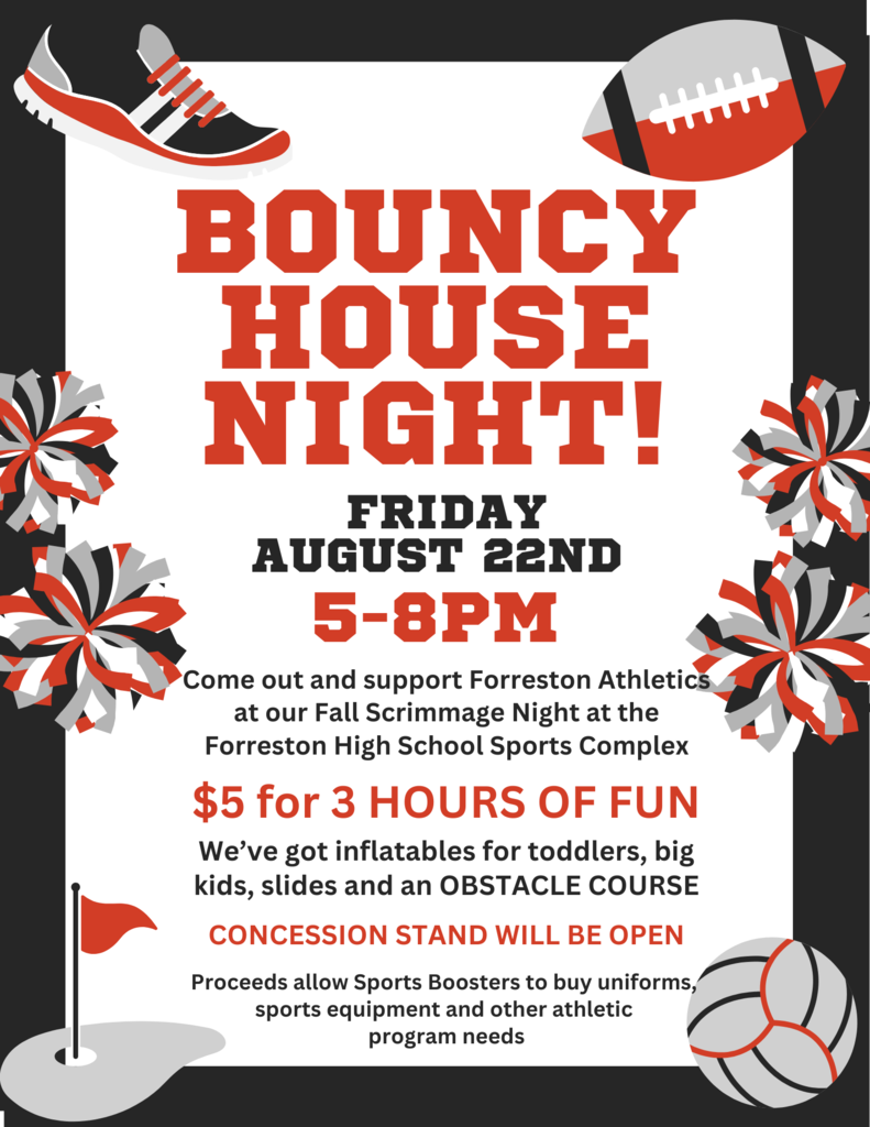 Boosters Bouncy House Night