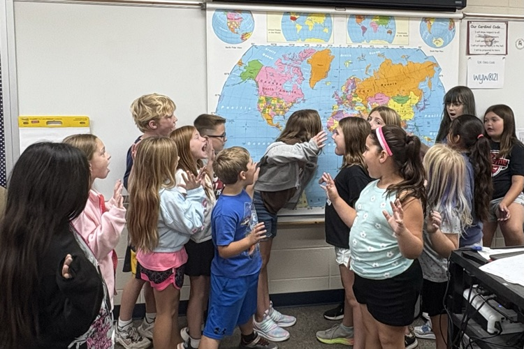 world map
