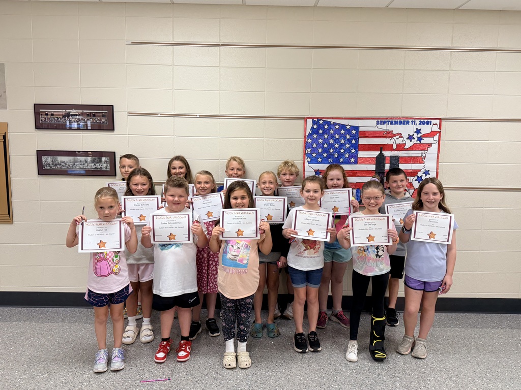 Forreston Grade School September students of the month!