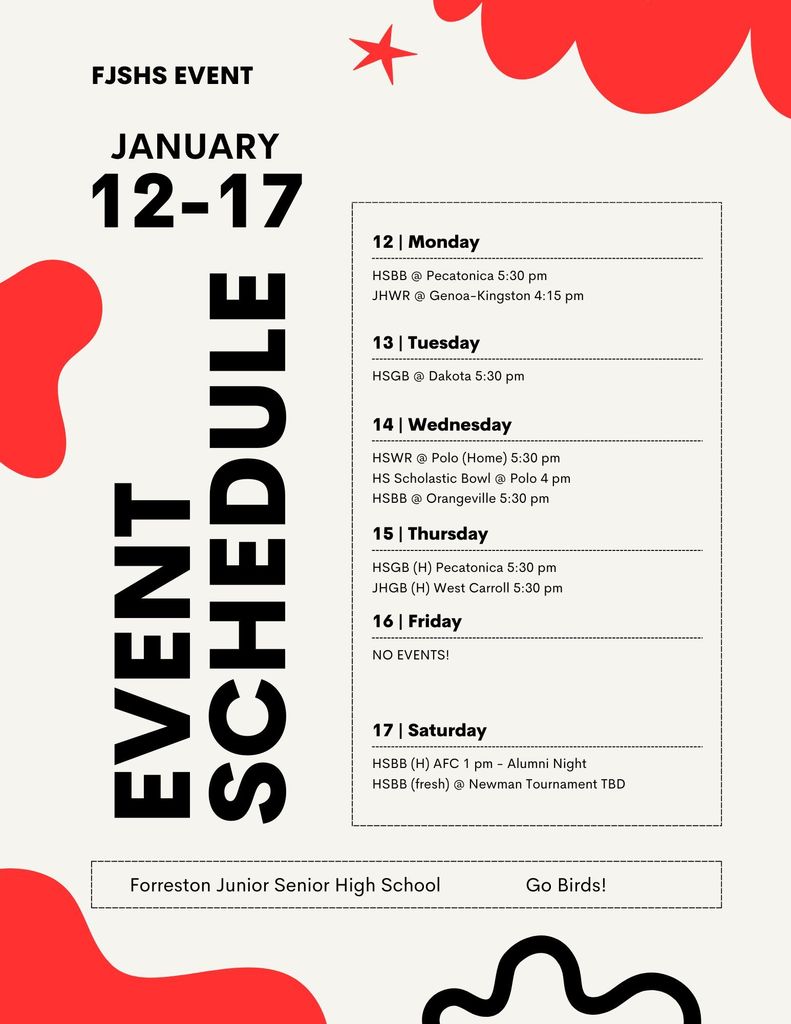 Events Week of 11226