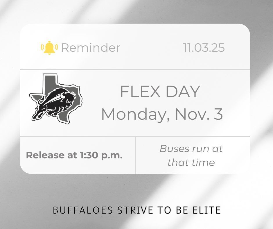 Flex Day Reminder