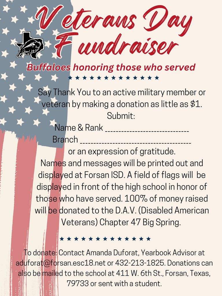 Veterans Day fundraiser