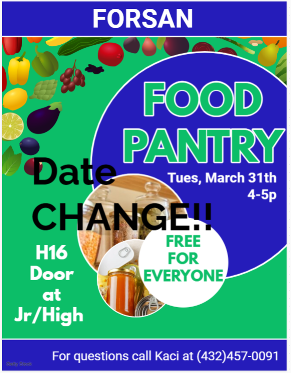 Food pantry March