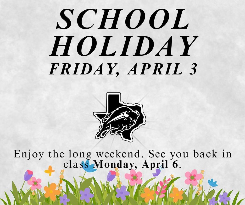 School holiday April 3