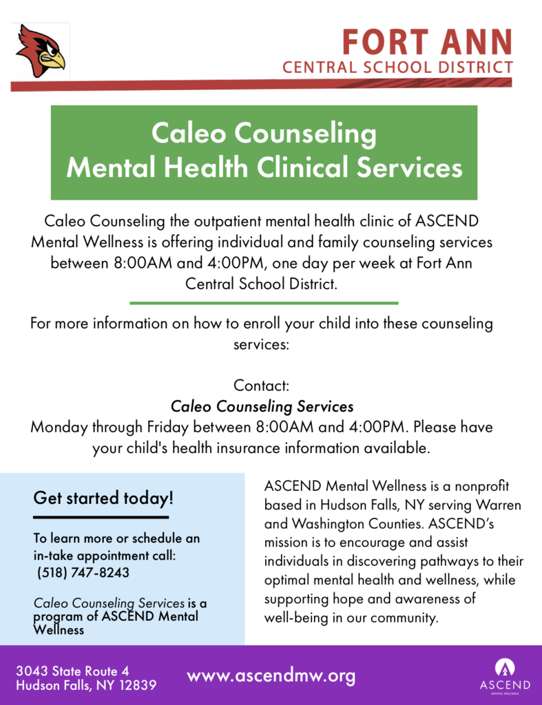 Caleo Counseling flyer