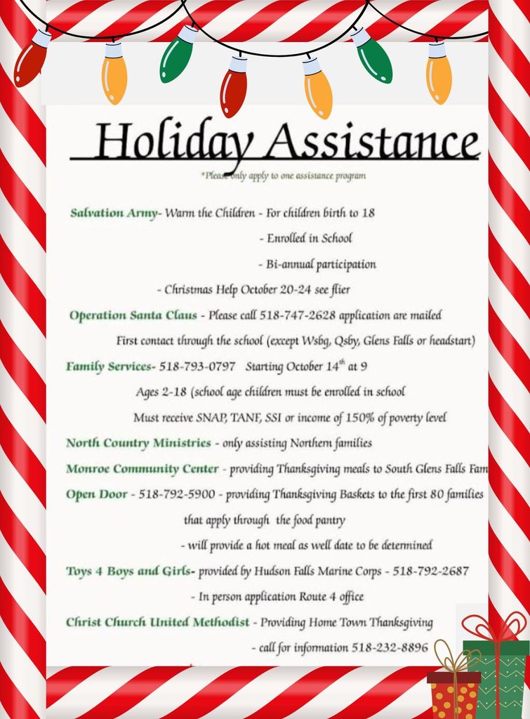Holiday Help