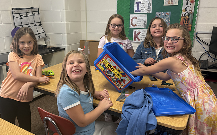 Lego club meeting