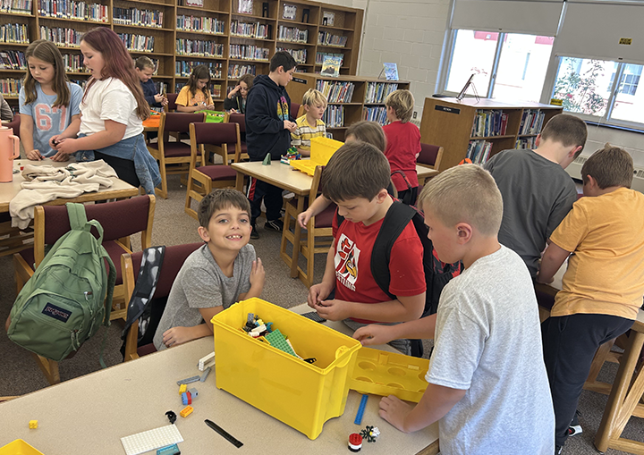 Lego club meeting