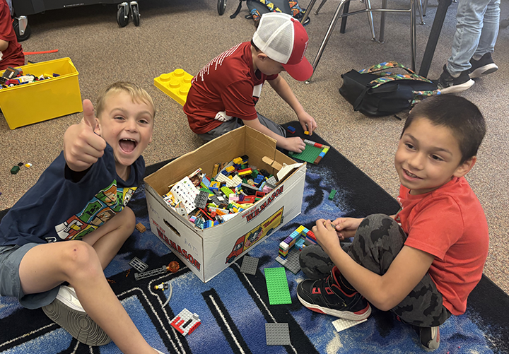 Lego club meeting