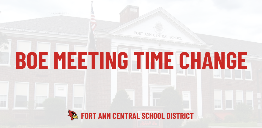 BOE meeting time change