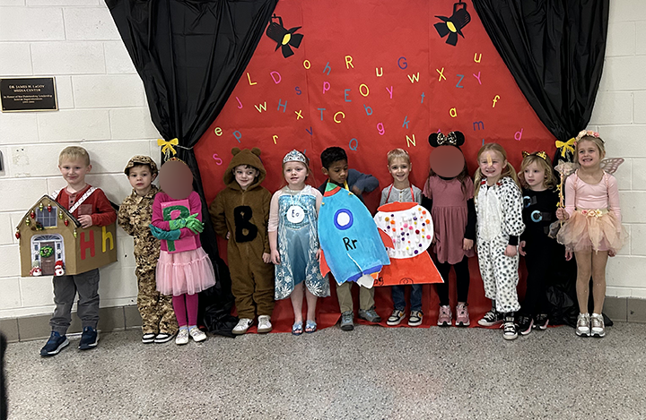 Alphabet fashion show