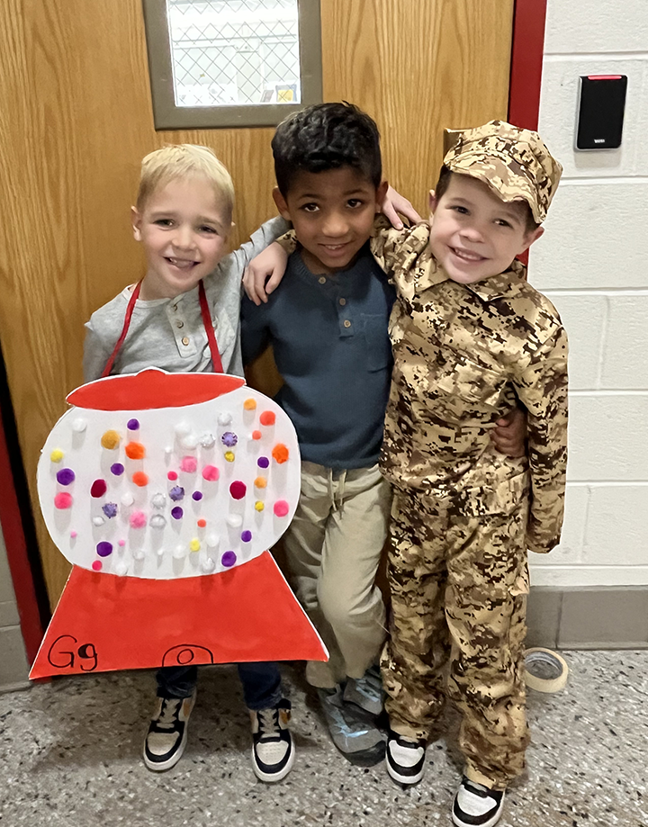 Alphabet fashion show