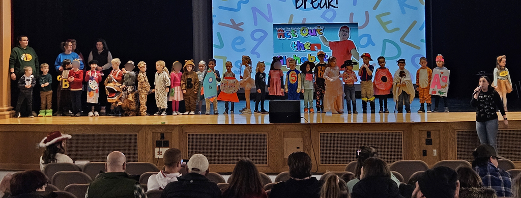 Alphabet fashion show