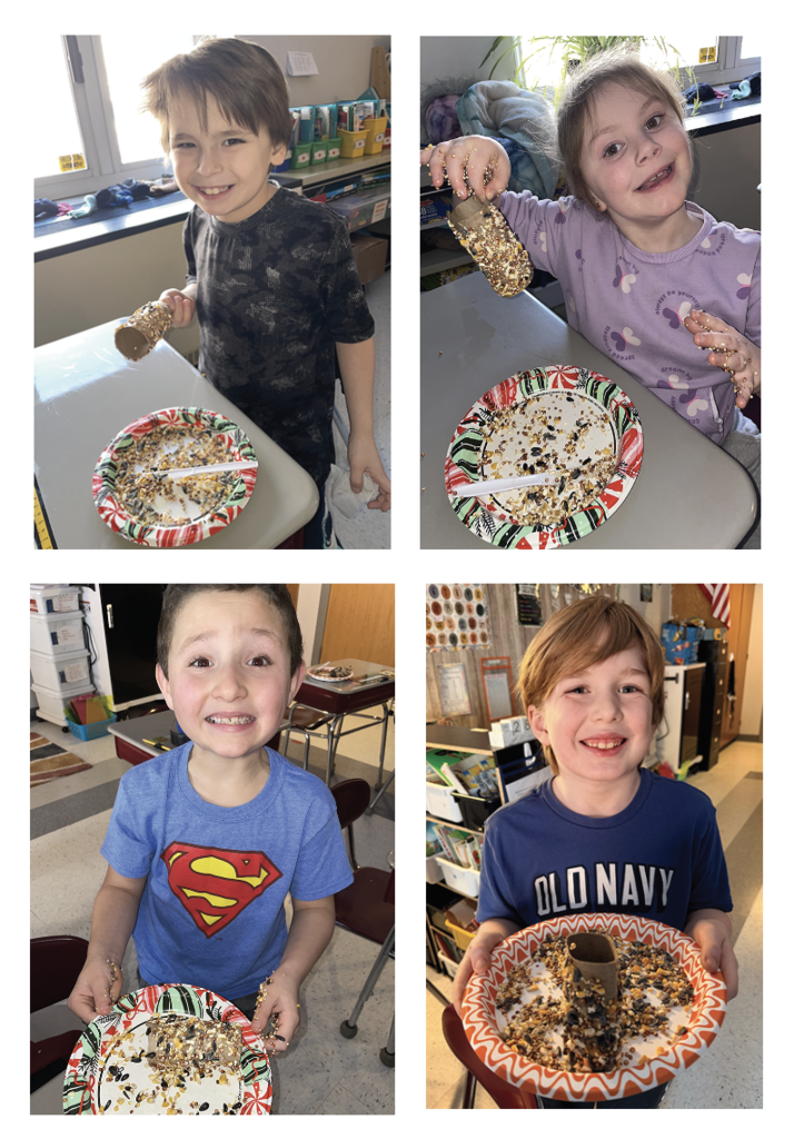 second grade bird feeders 