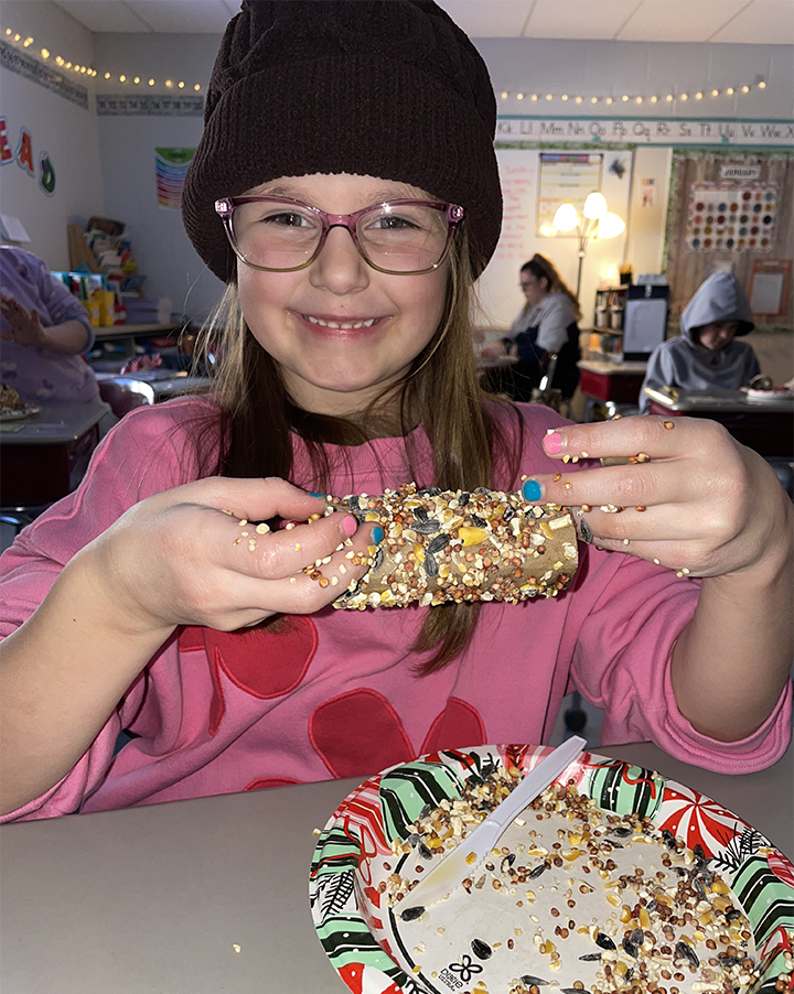 second grade bird feeders 