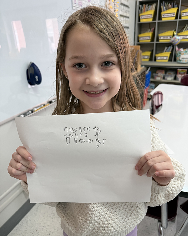 Mrs. Irish Hieroglyphics 