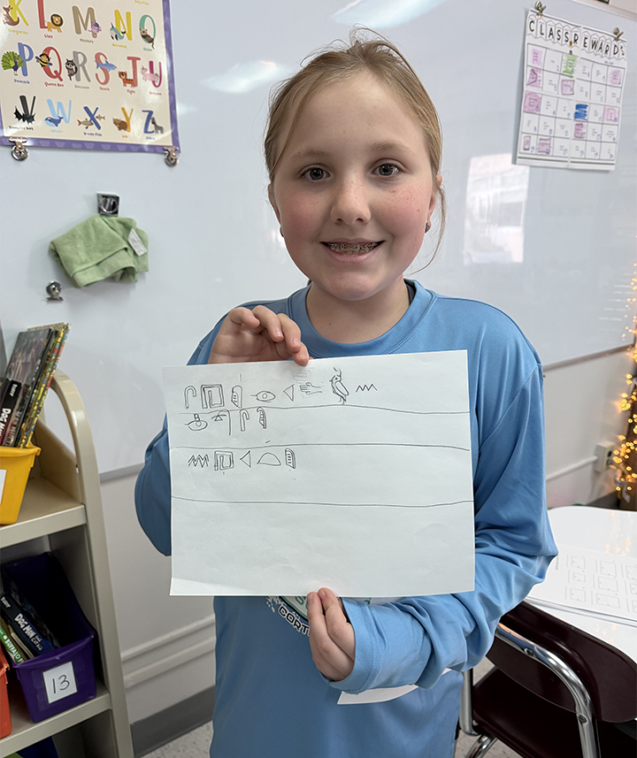 Mrs. Irish Hieroglyphics 