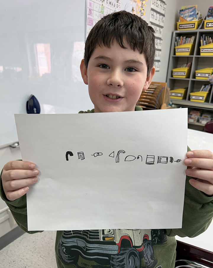 Mrs. Irish Hieroglyphics 