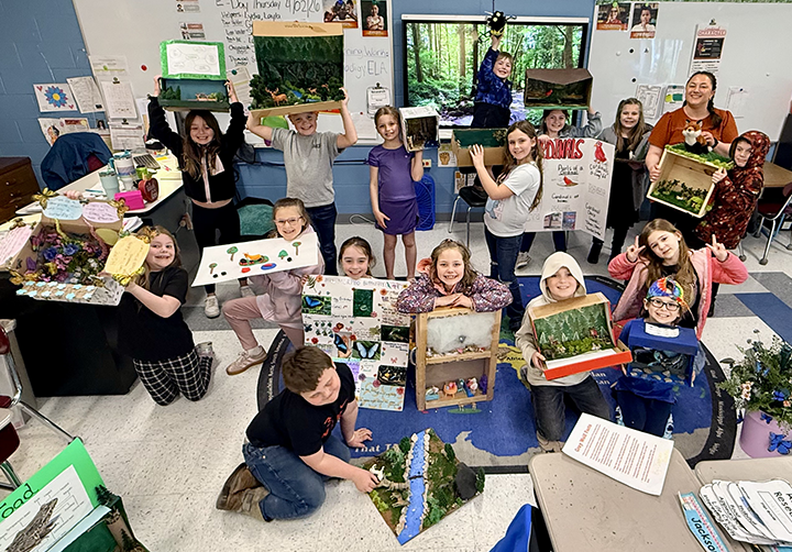 second grade woodland creatures