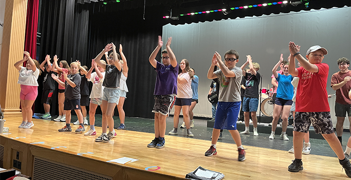 rock of ages rehearsal
