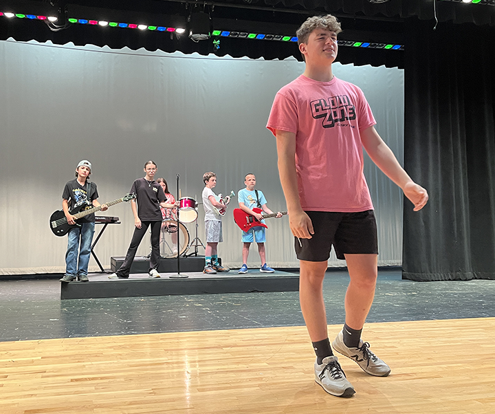 rock of ages rehearsal