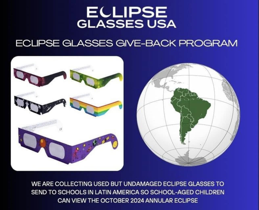 eclipse glasses give back program