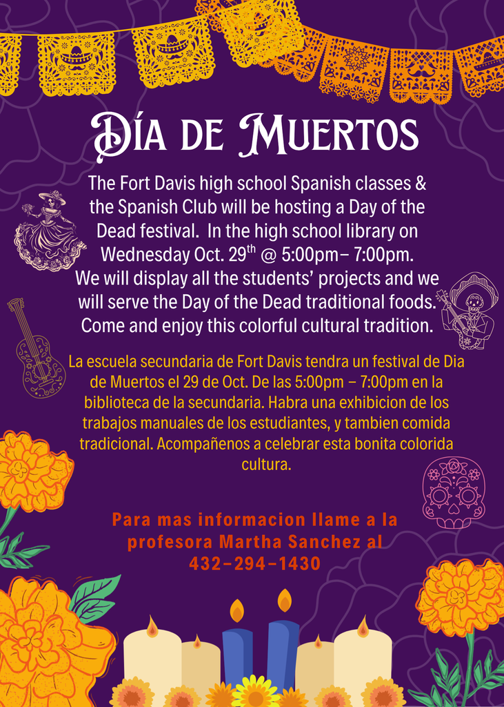 Spanish Club day of the dead festival
