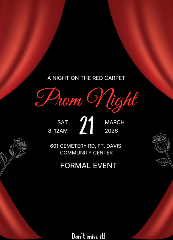 Prom Night March 21 from 9th to 12th graders