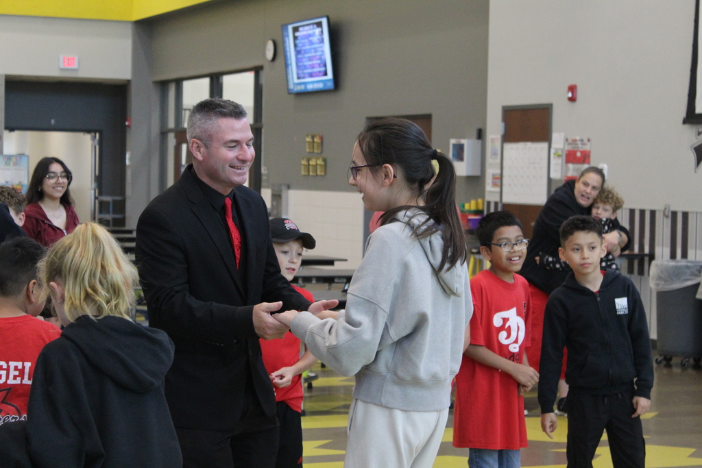 teacher dancing with student