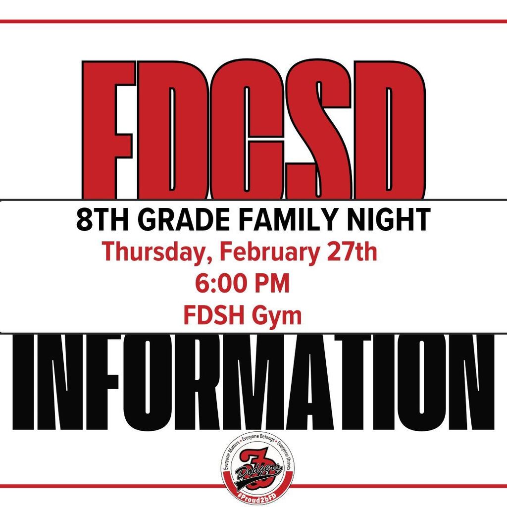 8th Grade Family Night