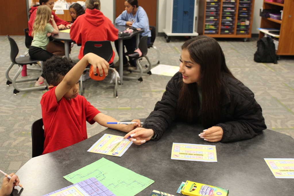 students playing a game 