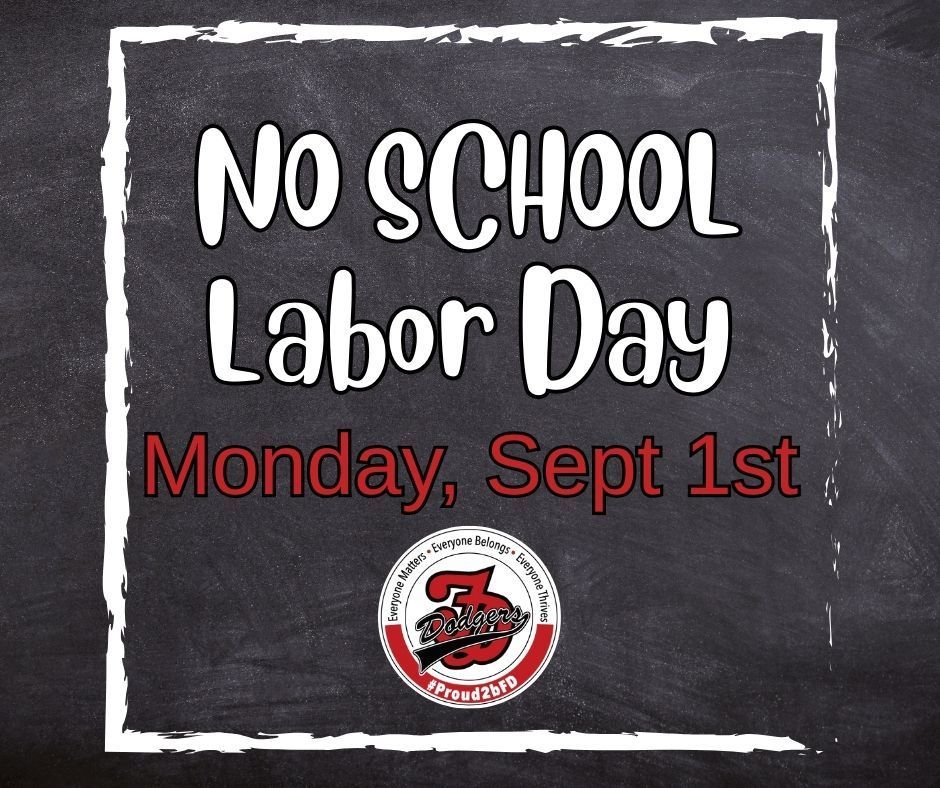 Sept 1st Labor Day 