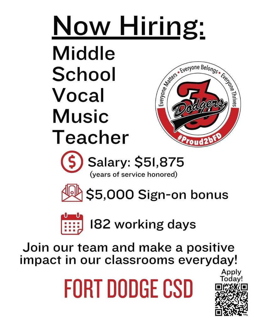 Vocal Middle School Teacher 