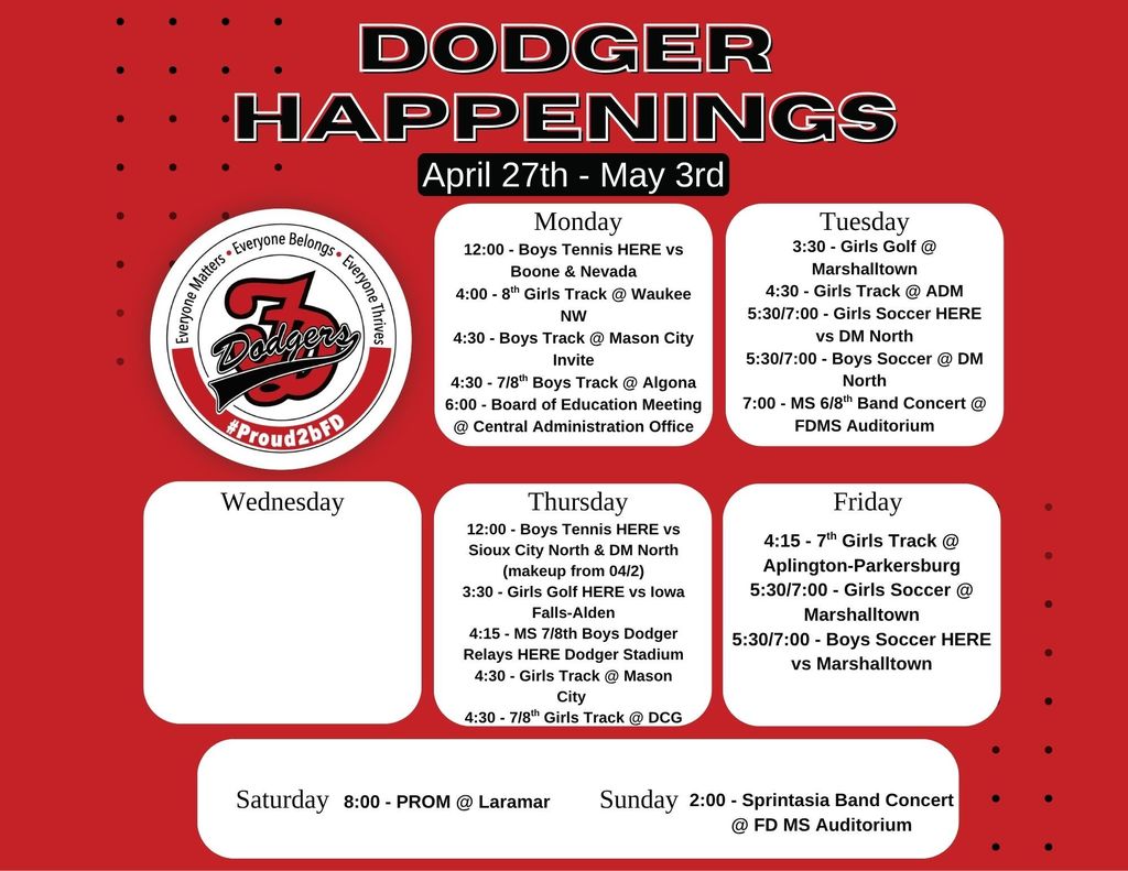 Dodger Happenings