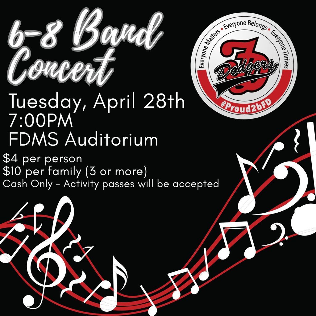 6-8 Band Concert