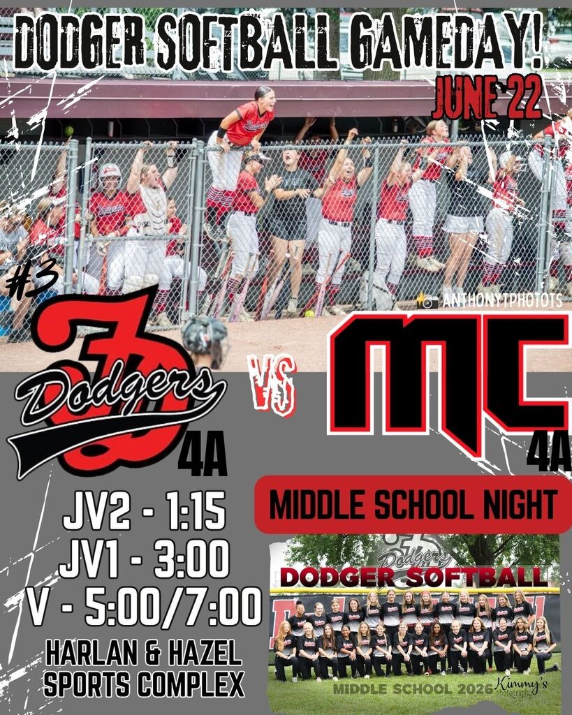 June 22 softball