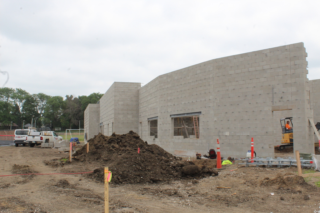 exterior of building under construction