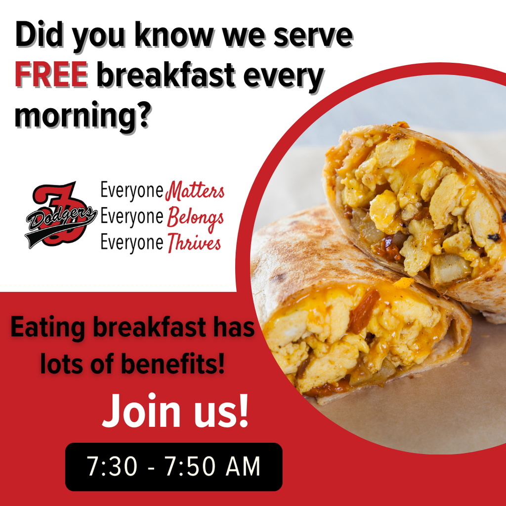 free breakfast for all students