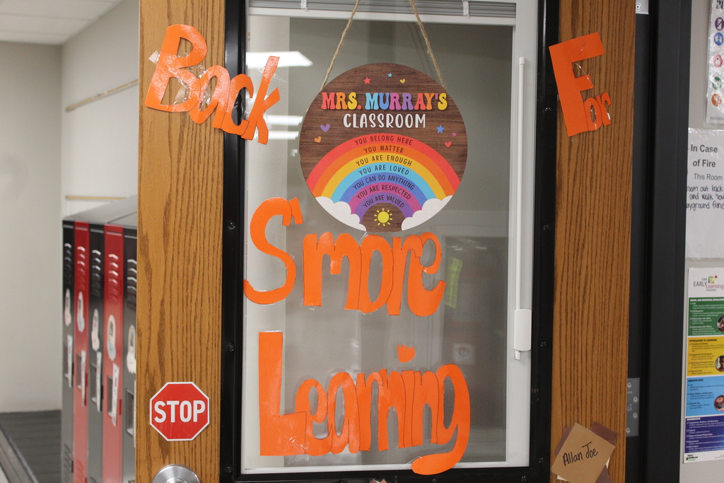 photo of classroom door