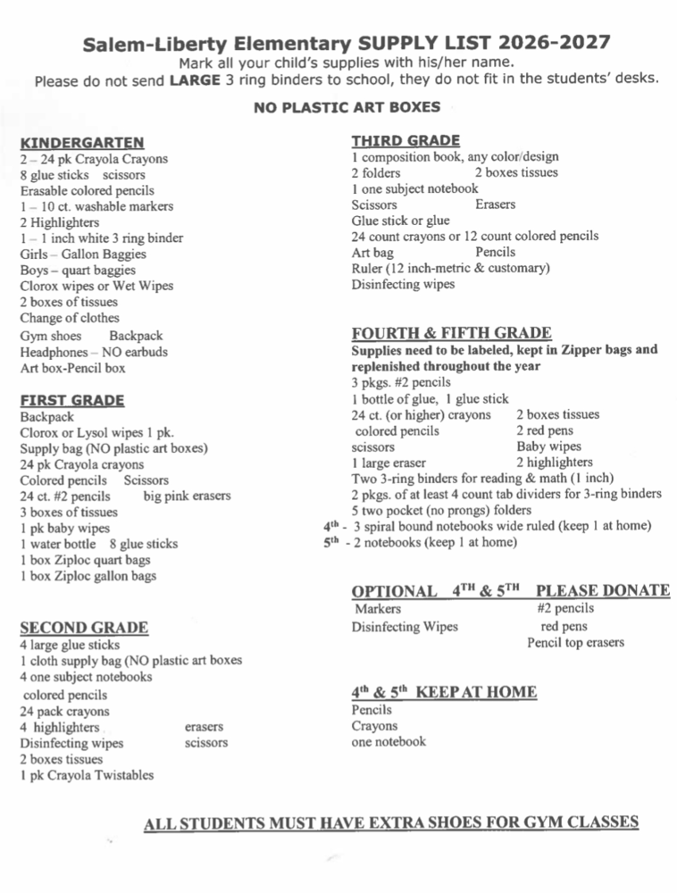 SL list