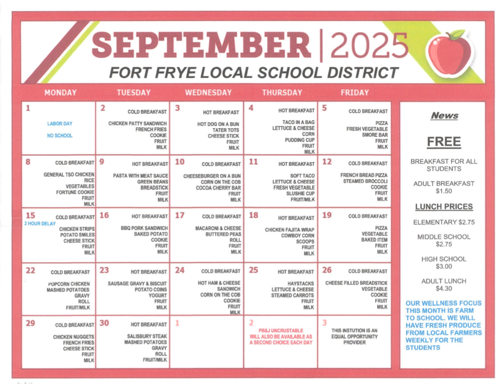 sep menu