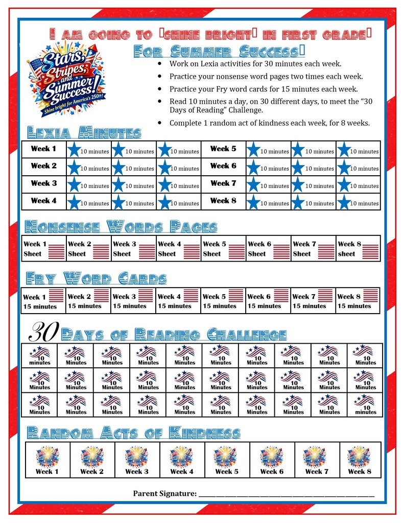 Summer Learning: K-1